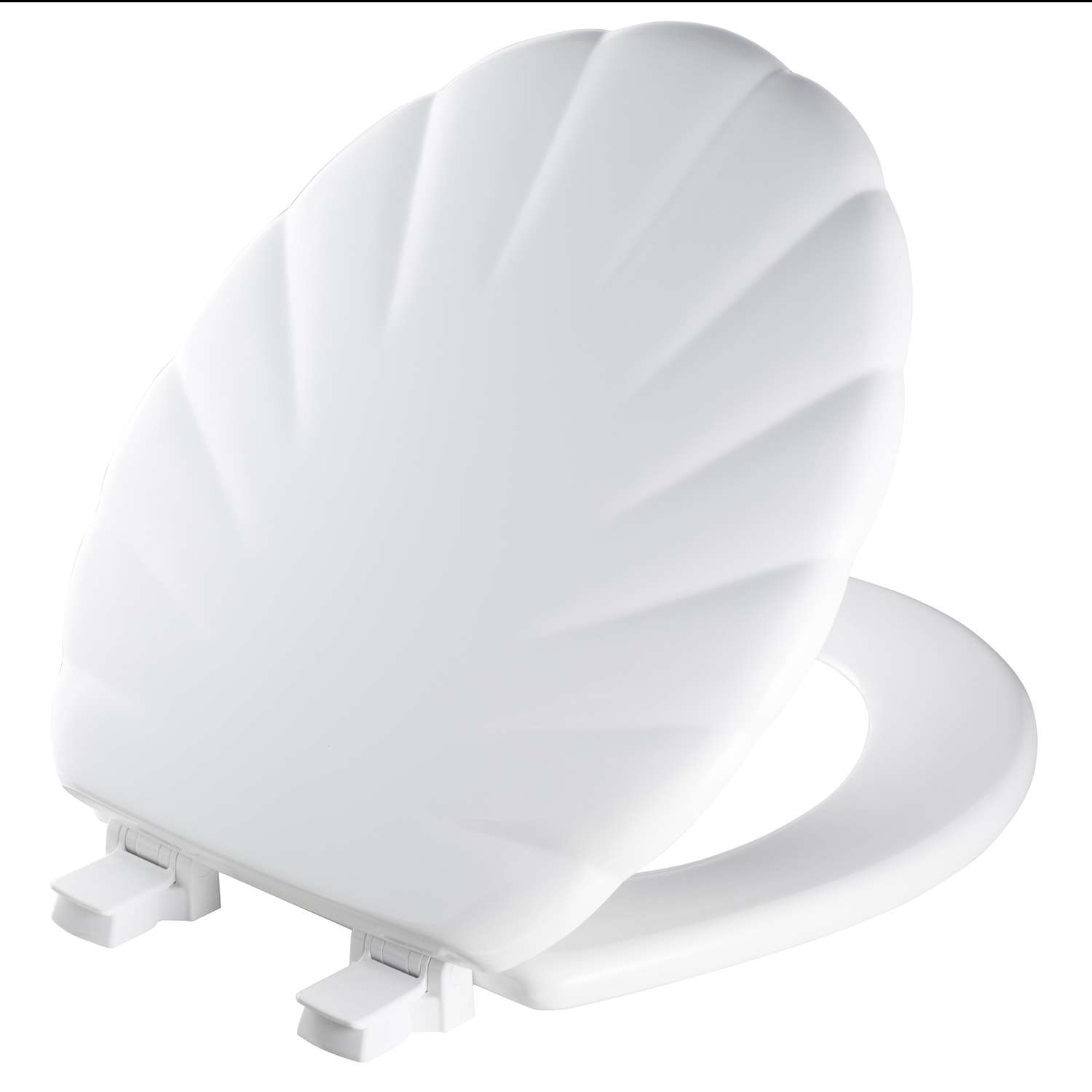 Mayfair Never Loosens Round White Molded Wood Toilet Seat Ace Hardware