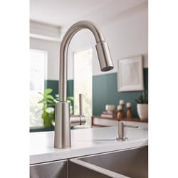 Moen Nori One Handle Stainless Steel Pull-Down Kitchen Faucet