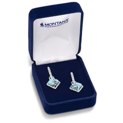 Montana Silversmiths Women's High Noon Cobblestone Silver/Turquoise Earrings