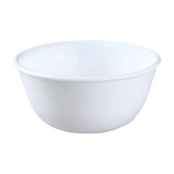 Corelle 12 oz Winter Frost Glass/Porcelain Soup/Dessert Cup Bowl 5.5 in. D 4 pk