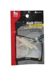 Gardner Bender 3-3/4 in. L White Plastic Kwik Clip