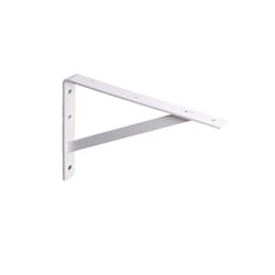 Knape & Vogt White Steel Bracket N/A Ga. 20 in. L 600 lb