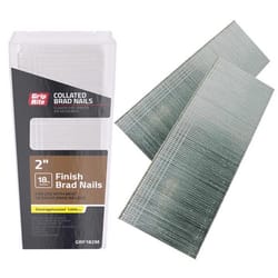 Grip-Rite 2 in. L X 18 Ga. Straight Strip Electro Galvanized Finish Nails 1000 pk