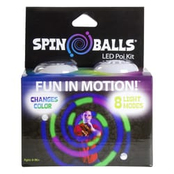 Glow.0 Spin Balls Movement Toy LED Multicolored 12 pc