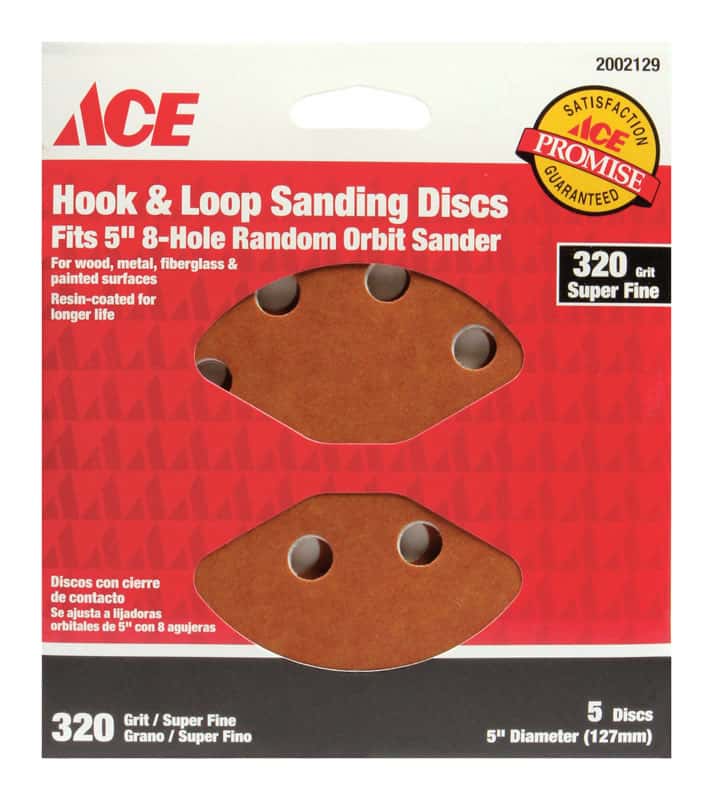 Box of 10 - 8 Hole Pattern Sandpaper Discs with Hook & Loop Backing Fast Cutting Aluminum Oxide Abrasive Sand Wood Dura-Gold Premium 9 Drywall Sanding Discs 60 Grit For Drywall Power Sander