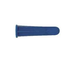 HILLMAN .25 in. D X 1-3/8 in. L Plastic Flat Head Conical Anchor 50 pk