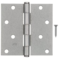 Ace 4 in. L Galvanized Residential Door Hinge 1 pk