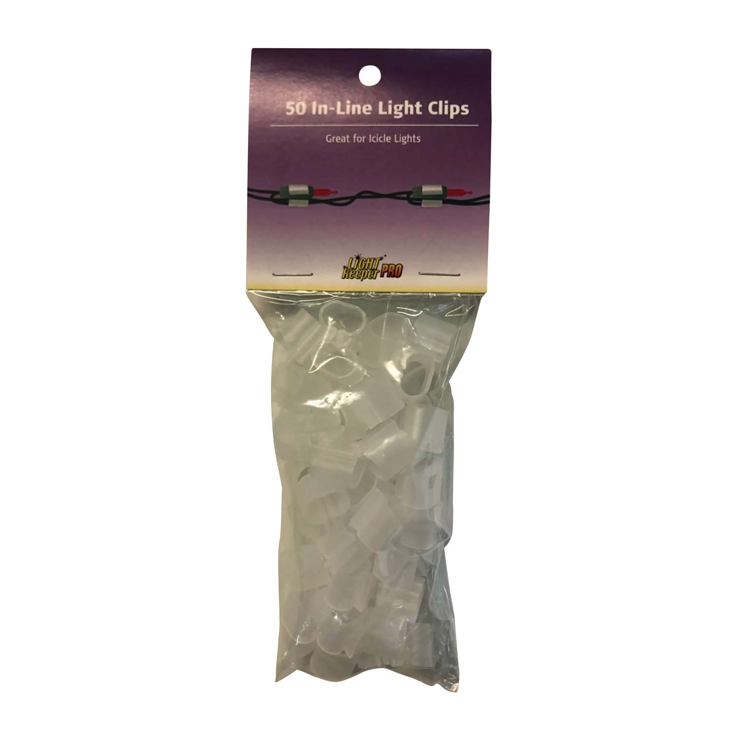 Light Keeper Pro Light Hanging Clips and Staples Plastic 50 pk Ace
