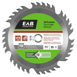 Exchange-A-Blade 7-1/4 in. D X 5/8 in. Carbide Circular Saw Blade 35 teeth 1 pk