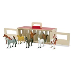 Melissa & Doug Horse Stable Play Set Wood