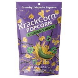 KrackCorn Jalapeno Heat Popcorn 8.5 oz Bagged