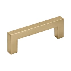 Amerock Monument Contemporary Bar Cabinet Pull 3 in. Champagne Bronze Gold 1 pk