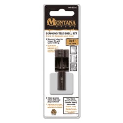 Montana Brand 3/4 in. Alloy Steel Drill Bit 3-Flat Shank 1 pc