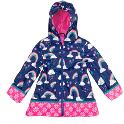 Stephen Joseph Multicolored Cotton/Polyurethane Rain Coat 4T