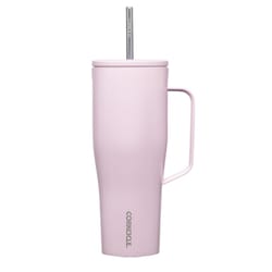 Corkcicle Cold Cup XL 30 oz Powder Puff BPA Free Insulated Straw Tumbler