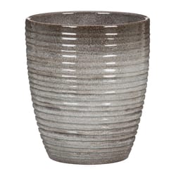 Scheurich Linara 5 in. D Ceramic Orchid Pot Ice