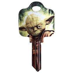 Hillman Star Wars Yoda House/Padlock Universal Key Blank Single For