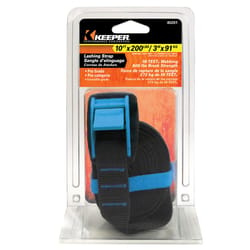 Keeper 1 in. W X 10 ft. L Gray Lashing Strap 200 lb 1 pk