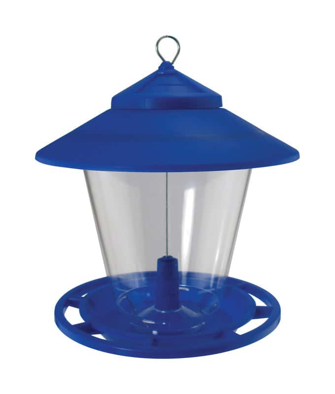 Audubon Ganary Wild Bird 4 lb Plastic Hopper Bird Feeder 6 ports Ace