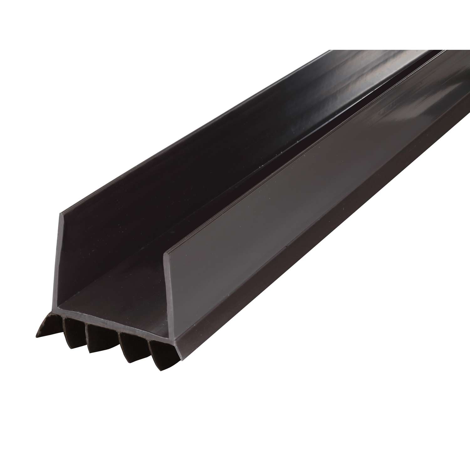 M-D Brown Vinyl Door Seal For Door Bottom 3 ft. L X 1-3/4 in.