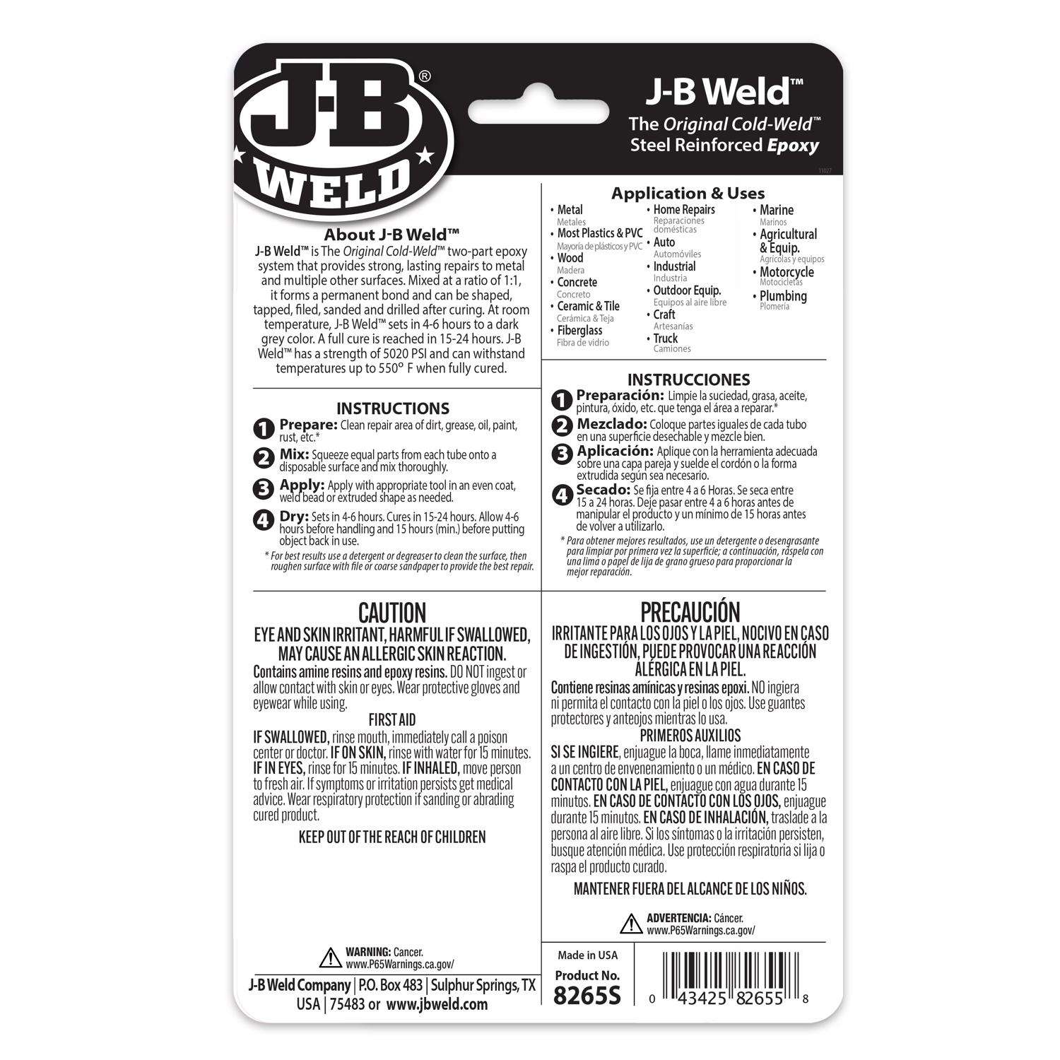 J-B Weld High Strength Automotive Epoxy Paste 1 oz - Ace Hardware