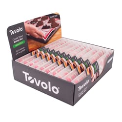 Tovolo 9 in. W X 12.5 in. L Toaster Oven Mat Red/White 1 pc