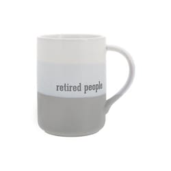 Pavilion We People 18 oz White/Gray BPA Free Retired Mug