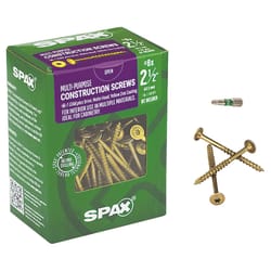 SPAX Multi-Material No. 8 Sizes X 2-1/2 in. L T-20+ Wafer Head Serrated Construction Screws