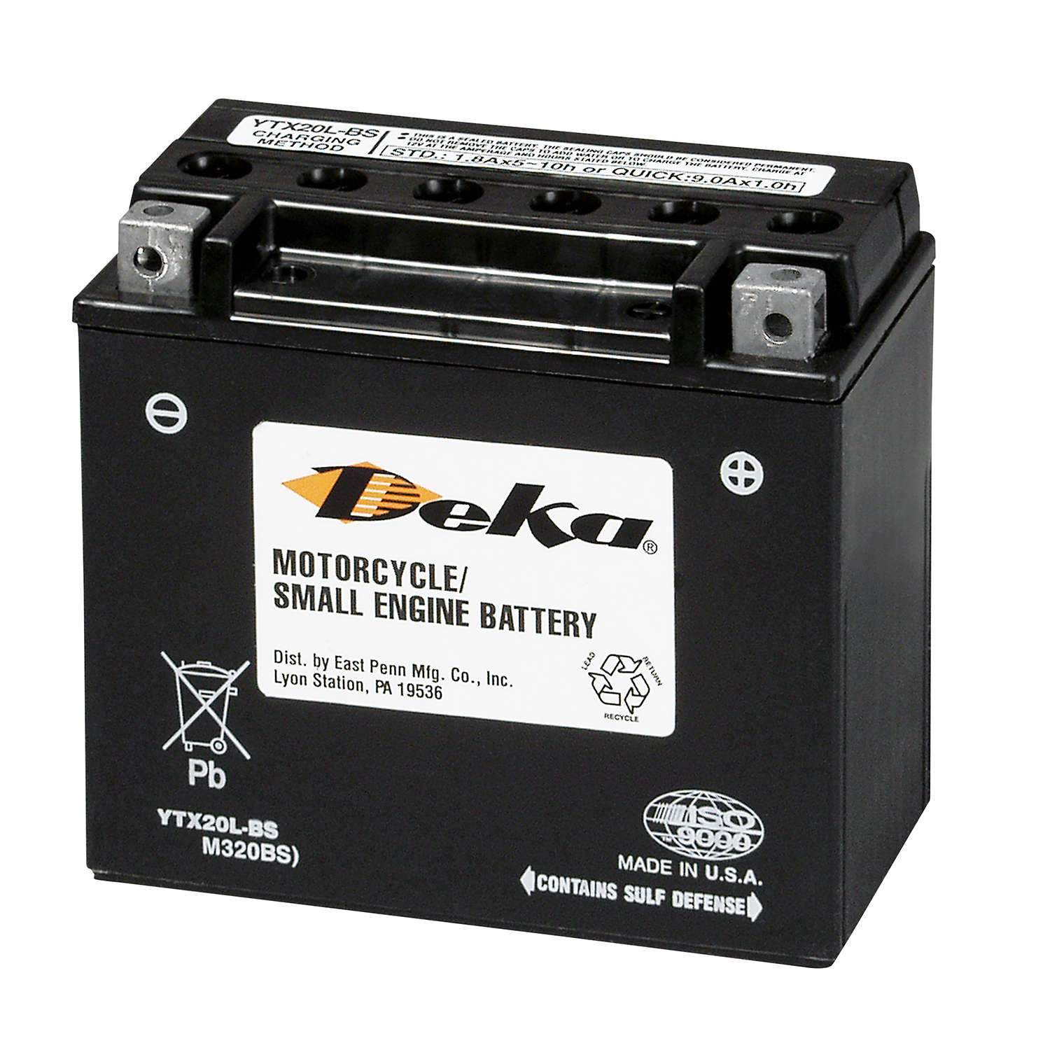 Deka Standard AGM 12 V Motorcycle/Small Engine Battery - Ace Hardware