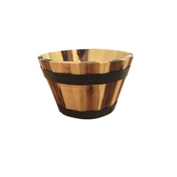 Avera Products 7 in. H X 11.5 in. W X 11.5 in. D Wood Traditional Planter Natural