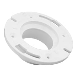 Charlotte Pipe Schedule 40 4 in. Hub X 3 in. D Hub PVC 7 in. Closet Flange 1 pk