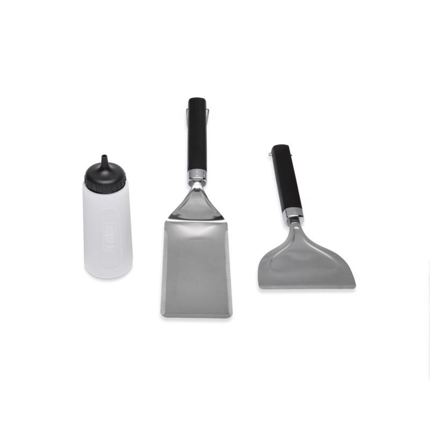 Weber Stainless Steel Flat Top Set 3 pc Sansujyuku sansujyuku.com