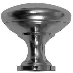 Laurey Danica Traditional Round Cabinet Knob 1-3/8 in. D 1 in. Polished Chrome 10 pk