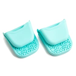 Core Kitchen Teal Silicone Oven Grips