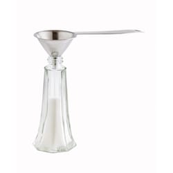 HIC Silver Stainless Steel Funnels with Handle