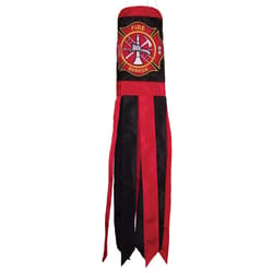 In The Breeze Fire Rescue Windsock 6 in. H X 6 in. W X 40 in. L