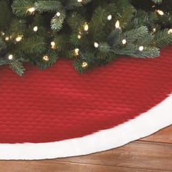 Dyno Red/White Tree Skirt