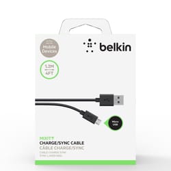 Belkin MixIt Up Micro to USB Charge and Sync Cable 4 ft. Black