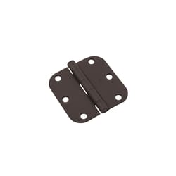 National Hardware 3 in. L Black Door Hinge 1 pk