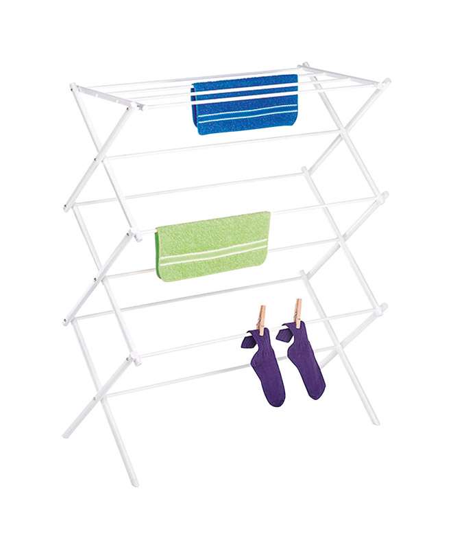 Whitmor 41.8 in. H X 29.5 in. W X 14.5 in. D Steel Accordian ...