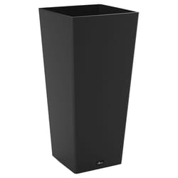 Algreen Products 27.7 in. H X 13 in. D Plastic Aventis Planter Black