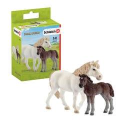 Schleich Farm World Pony Mare & Foal Toy Multicolored