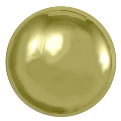 Laurey Celebration Traditional Round Cabinet Knob 1-1/4 in. D 1 in. Polished Brass 1 pk