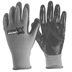 Gorilla Grip Max L Nylon Black/Gray Dipped Gloves - Ace Hardware