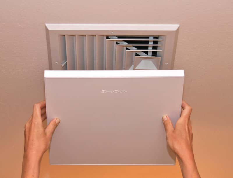 ElimaDraft 1 in. H X 9 in. W Matte White Aluminum Register Cover Ace