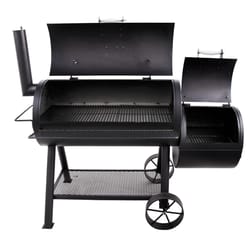 Oklahoma Joe's Longhorn Charcoal/Wood Offset Smoker Black