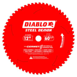 Diablo Steel Demon 12 in. D X 1 in. Cermet Metal Saw Blade 60 teeth 1 pk