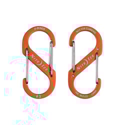 Nite Ize S-Biner 1.9 in. D Aluminum Orange Dual Carabiner Key Chain