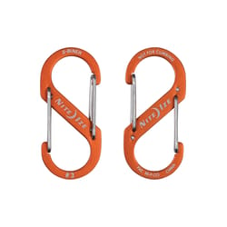 Nite Ize S-Biner 1.9 in. D Aluminum Orange Dual Carabiner Key Chain