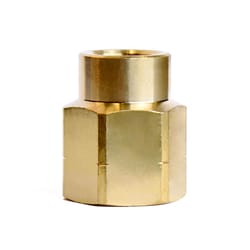 ATC 1/2 in. FPT X 3/8 in. D FPT Yellow Brass Reducing Coupling